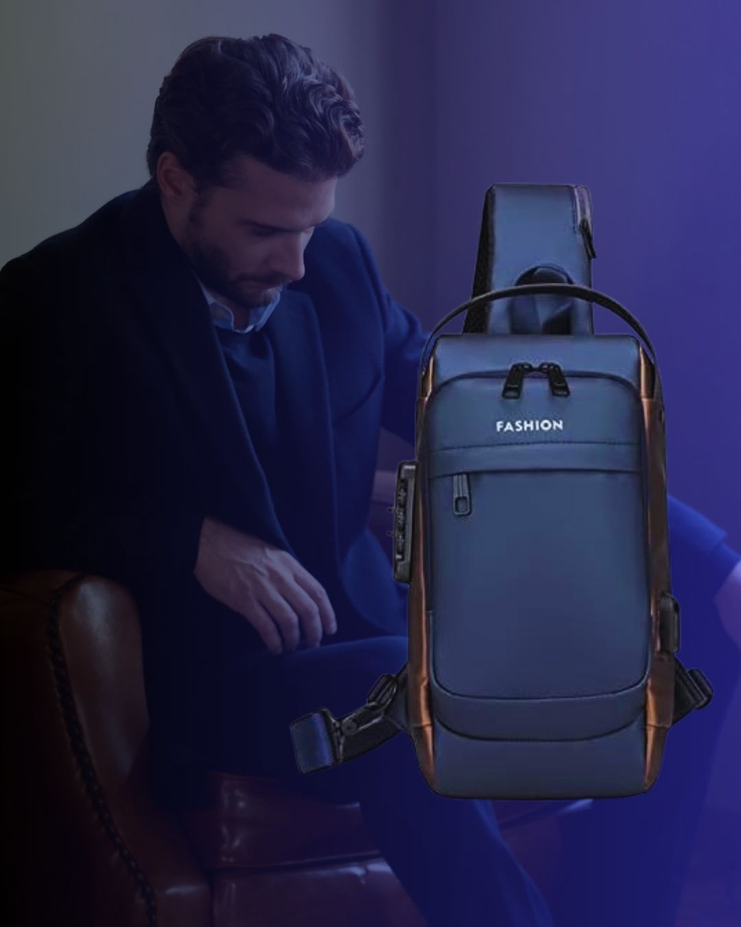 Impermeable, Seguro y con Estilo – El Bolso que Todo Hombre Necesita diceño unico