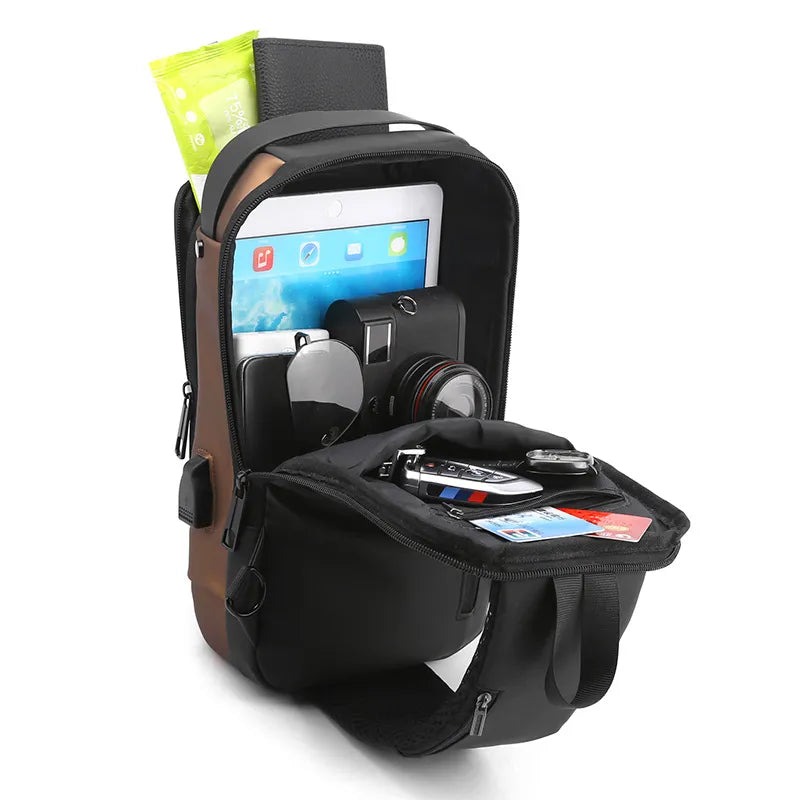 Impermeable, Seguro y con Estilo – El Bolso que Todo Hombre Necesita diceño unico