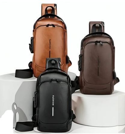 Impermeable, Seguro y con Estilo – El Bolso que Todo Hombre Necesita negro