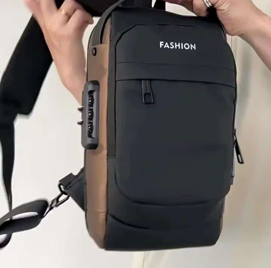 Impermeable, Seguro y con Estilo – El Bolso que Todo Hombre Necesita diceño unico