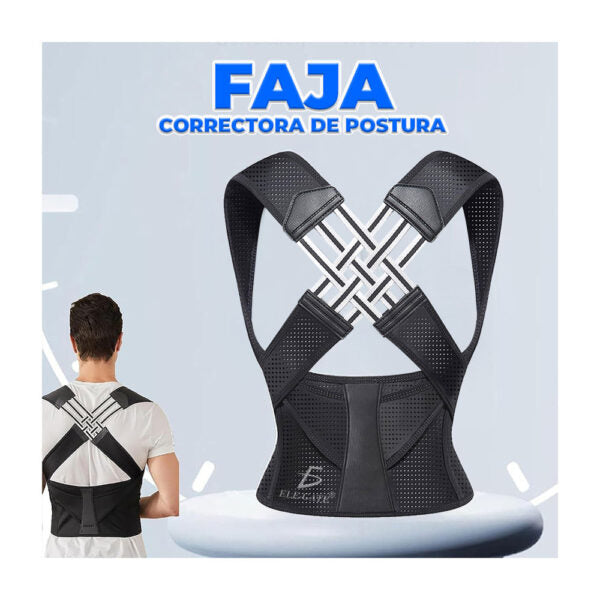 Faja corrector de postura universal para espalda de hombre y mujer