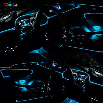 Cinta LED  FUTURISTA  RGB Neon Para Auto- CALIDAD PREMIUM.